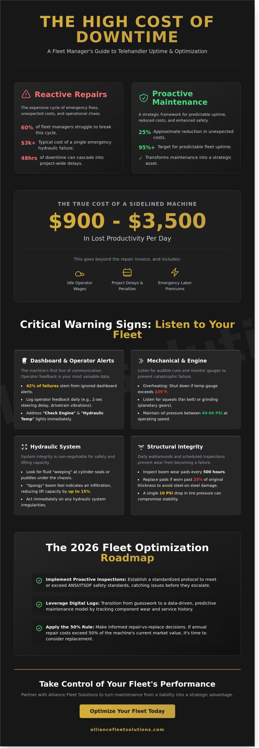 Strategic Telehandler Repair and Maintenance: A 2026 Fleet Manager’s Checklist
