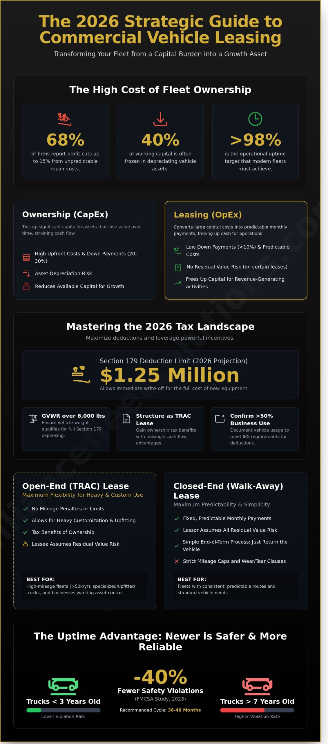 The Commercial Vehicle Leasing Checklist: A Strategic Guide for 2026 Fleet Operations