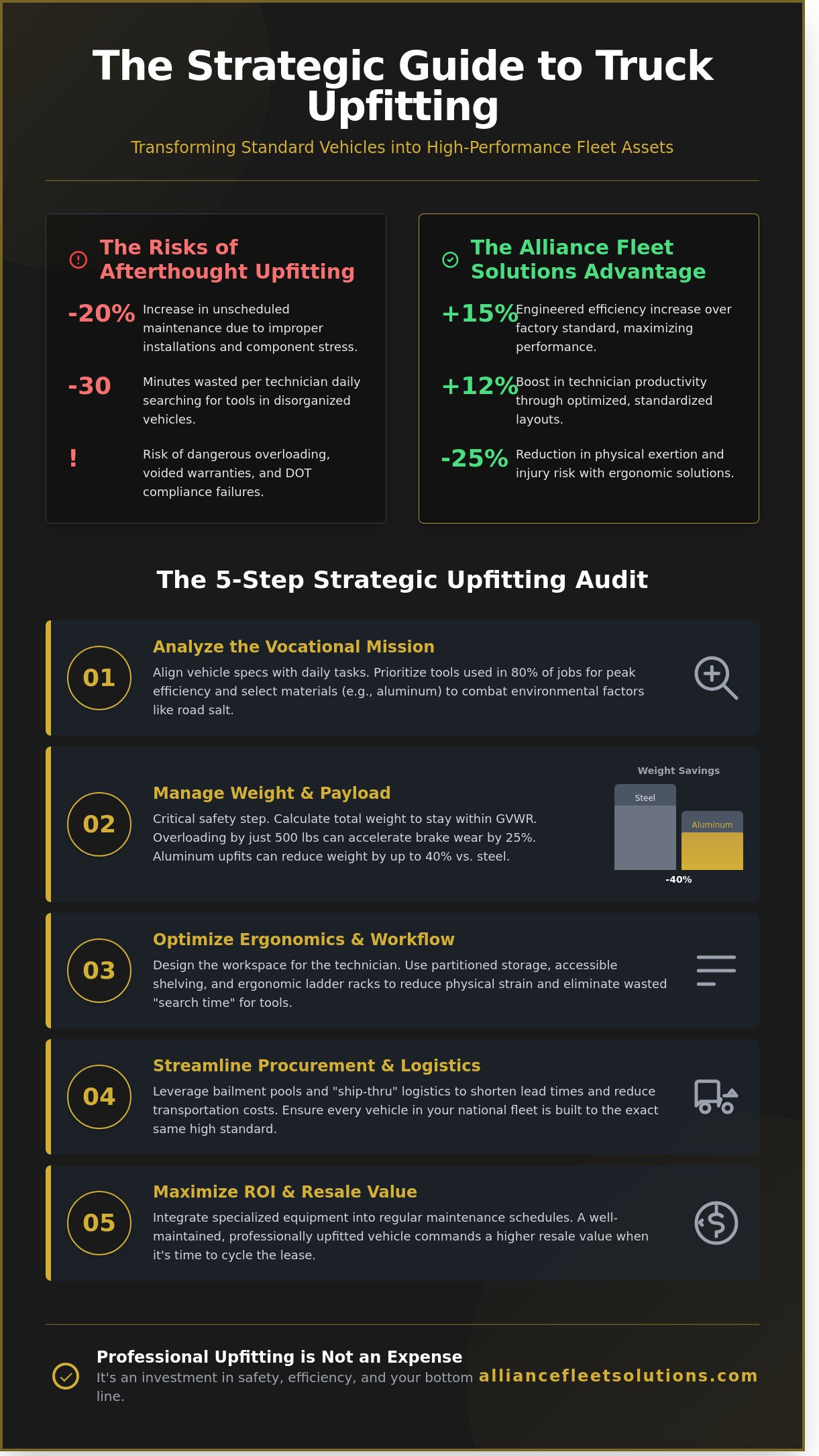 The Comprehensive Guide to Truck Upfitting: Strategic Planning for Fleet Efficiency