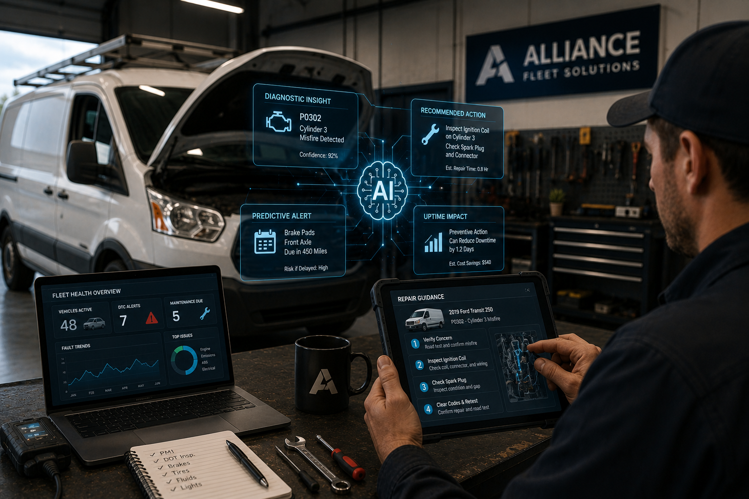 AI in Fleet Management Services: What 2026 Maintenance Trends Mean for Uptime